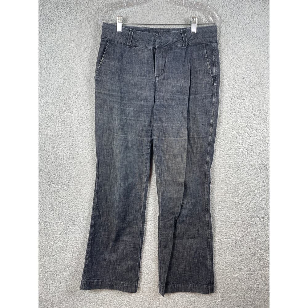 Coldwater Creek Womens Size 6 Denim Jeans Wide Leg Pants